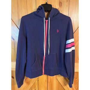 US Polo Assn. Full Zip Long Sleeve Hoodie Sweatshirt XL (2786)